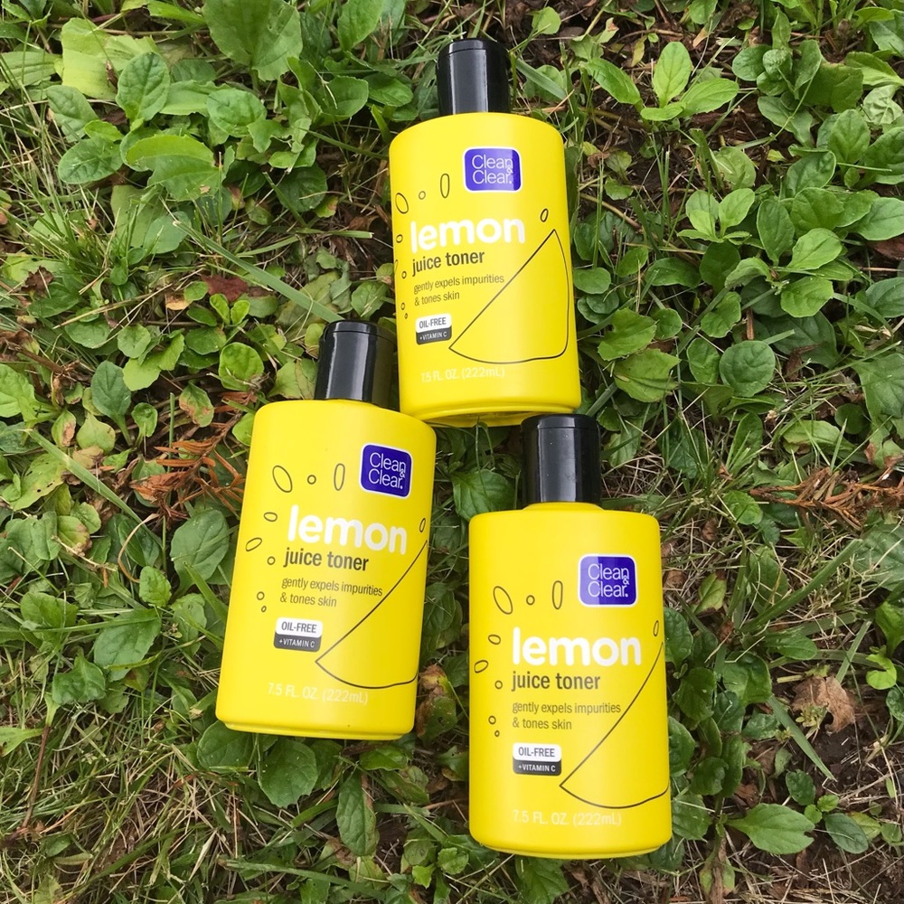3 Clean & Clear Lemon Juice Toner